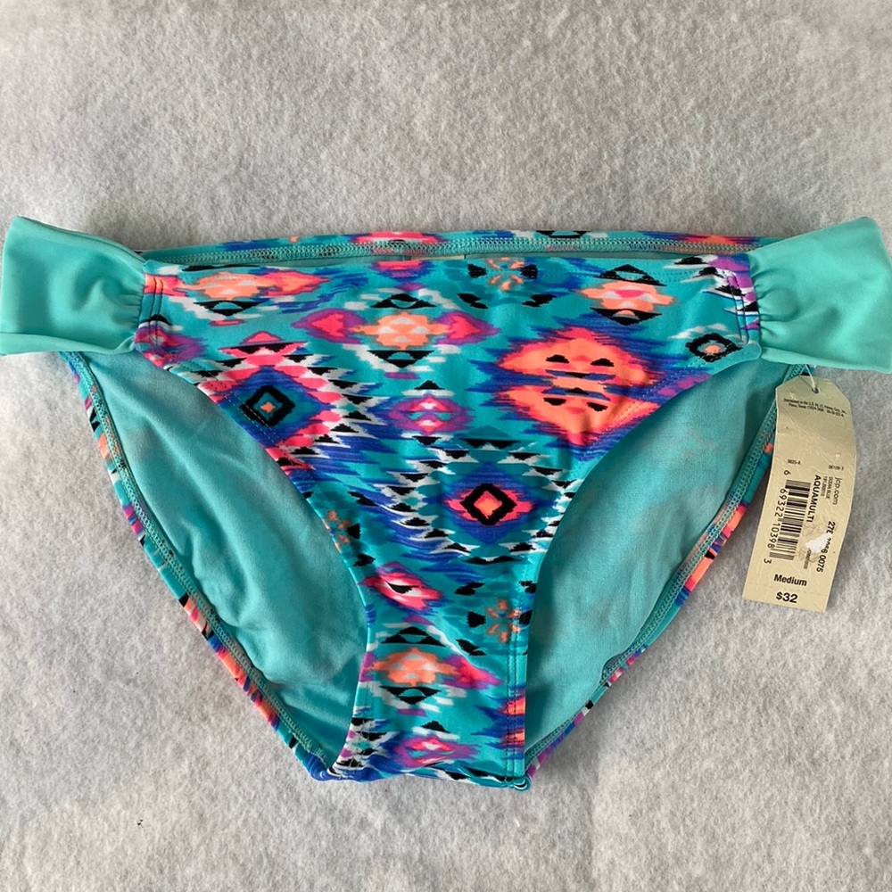 Arizona Jean Co. SwimSuit Bikini Bottom Size M NWT
